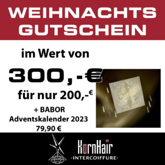 Gutschein Weihnachten mit Mehrwert + Babor Adventskalender 2023