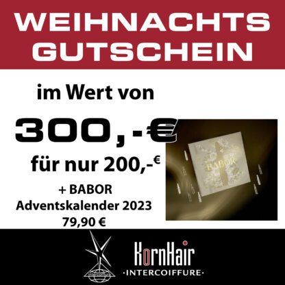 Gutschein Weihnachten mit Mehrwert + Babor Adventskalender 2023